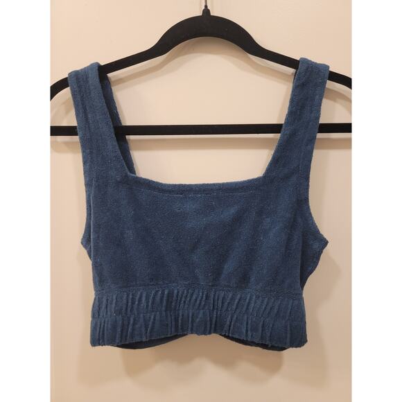 CARBON38 Micro Terry Square Neck Bra - Picture 3 of 7